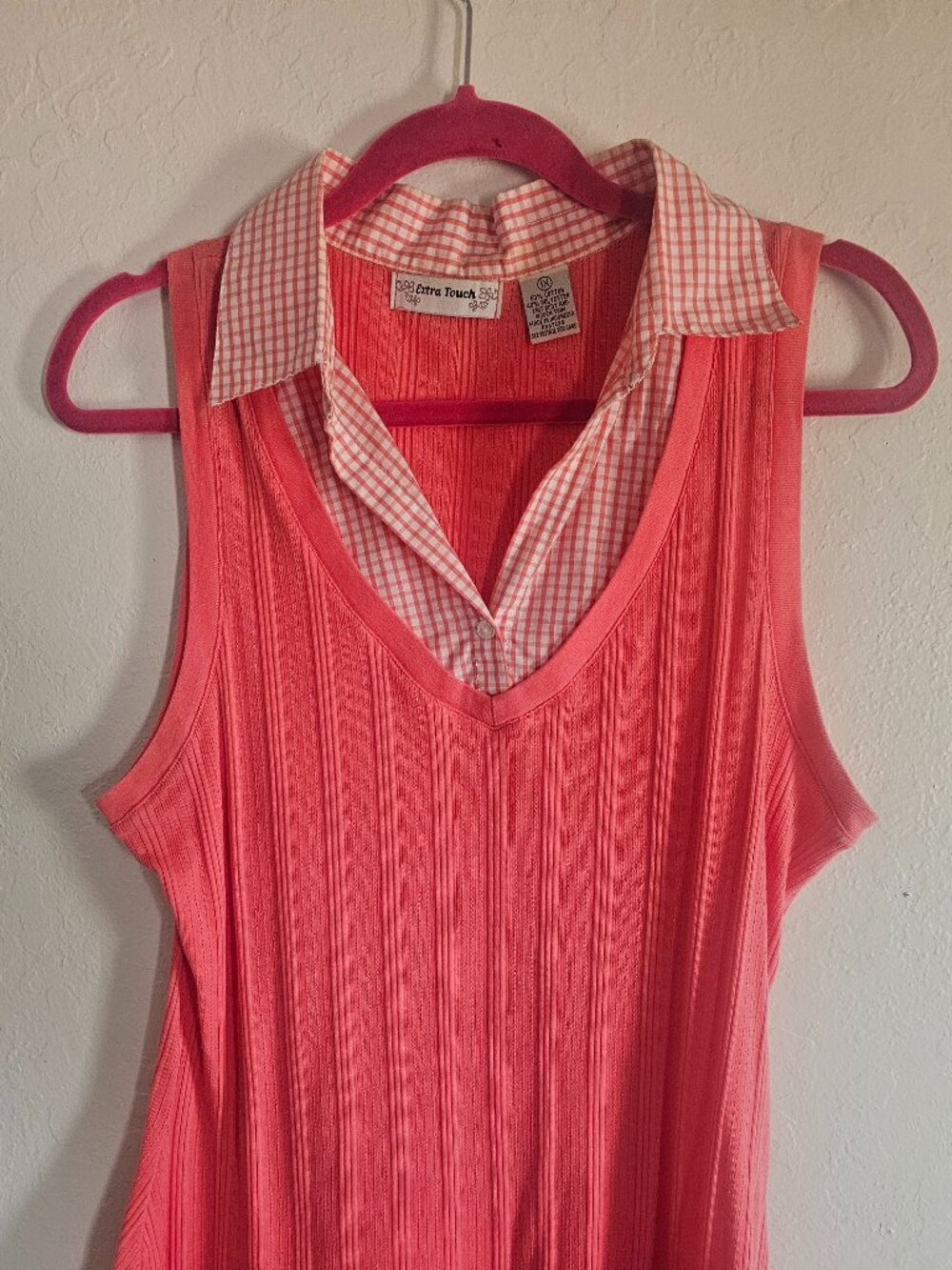 Extra Touch Pink Top – 1X